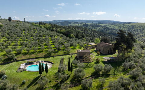 Villa Ferdinando: Landskab, Stuehus, Plantation, Chaparral, Slot