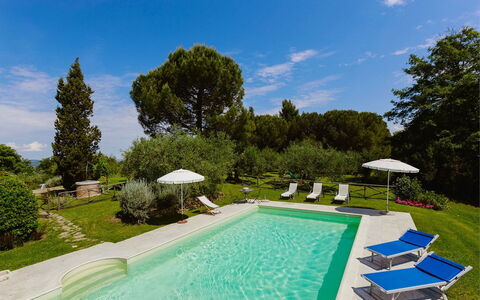 Villa Scianellone: Svømmepøl, Træ, Landskab, Boligområde, Fugleperspektiv, Udvej, Luftfotografering, Estate, Landscaping, Design