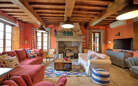Villa Nova: Møbel, Couch, Vindue, Billedramme, Træ, Bord, Indretning, Stue, Studio Couch, Etage