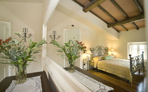 Teto: Værelse, Ejendom, Indretning, Loft, Bygning, Møbel, Hus, Soveværelse, Arkitektur, Hjem