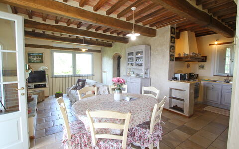 Casa Roberto: Møbel, Indretning, Gulvbelægning, Træ, Stol, Køkken, Etage, Bord, Køkken & Spisebord, Loft