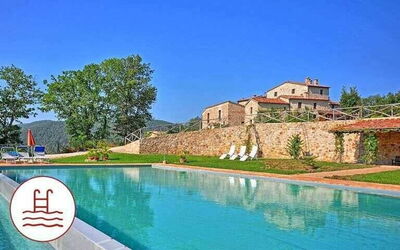 Toscana villaer med pool